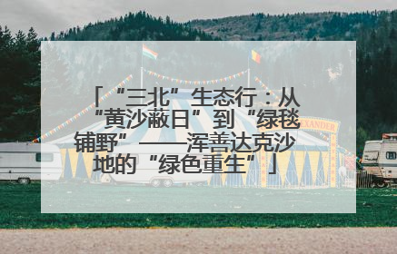 “三北”生态行：从“黄沙蔽日”到“绿毯铺野”——浑善达克沙地的“绿色重生”