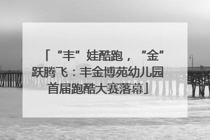 “丰”娃酷跑，“金”跃腾飞：丰金博苑幼儿园首届跑酷大赛落幕