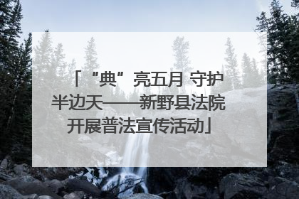 “典”亮五月 守护半边天——新野县法院开展普法宣传活动
