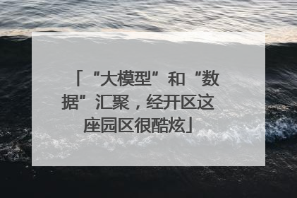 “大模型”和“数据”汇聚，经开区这座园区很酷炫