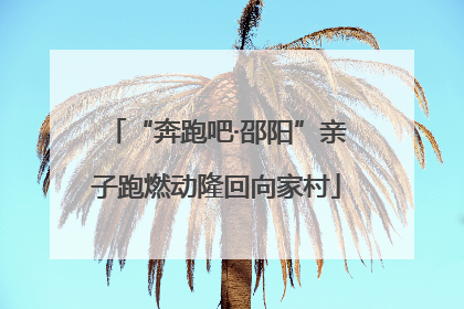 “奔跑吧·邵阳”亲子跑燃动隆回向家村