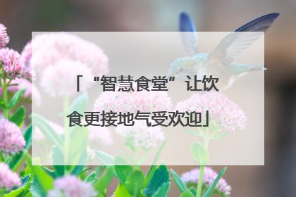 “智慧食堂”让饮食更接地气受欢迎