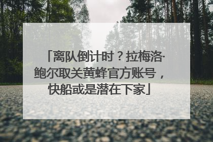 离队倒计时？拉梅洛·鲍尔取关黄蜂官方账号，快船或是潜在下家