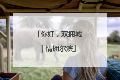 你好，双拥城｜情拥尔滨