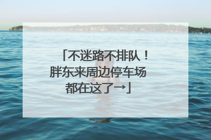 不迷路不排队！胖东来周边停车场都在这了→