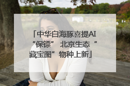 中华白海豚喜提AI“保镖” 北京生态“藏宝图”物种上新