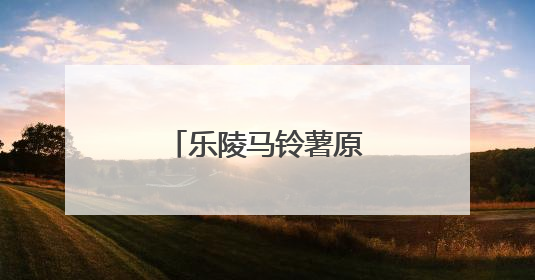 乐陵马铃薯原原种获丰收