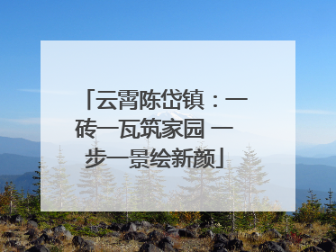 云霄陈岱镇：一砖一瓦筑家园 一步一景绘新颜