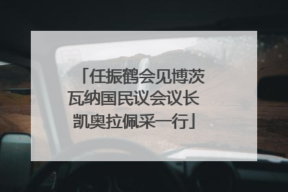任振鹤会见博茨瓦纳国民议会议长凯奥拉佩采一行