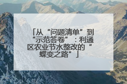 从“问题清单”到“示范答卷”：利通区农业节水整改的“蝶变之路”