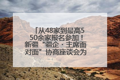 从48家到最高550余家报名参加！新疆“疆企・主席面对面”协商座谈会为何如此受欢迎？
