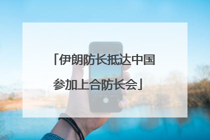 伊朗防长抵达中国参加上合防长会