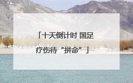 十天倒计时 国足疗伤待“拼命”