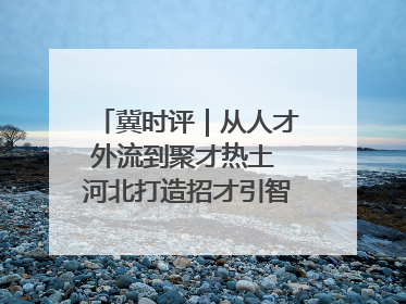 冀时评｜从人才外流到聚才热土 河北打造招才引智“强磁场”