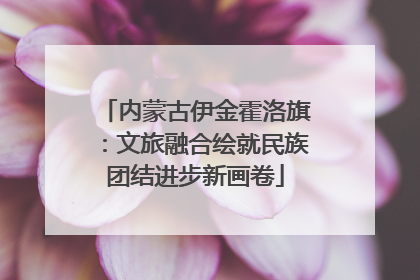 内蒙古伊金霍洛旗：文旅融合绘就民族团结进步新画卷