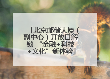 北京邮储大厦（副中心）开放日解锁 “金融+科技+文化”新体验