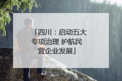 四川：启动五大专项治理 护航民营企业发展