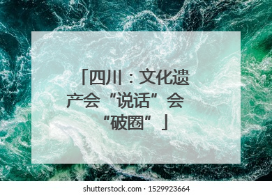 四川：文化遗产会“说话”会“破圈”