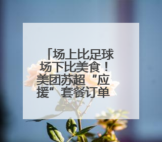 场上比足球场下比美食！美团苏超“应援”套餐订单涨4倍