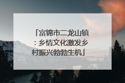 富锦市二龙山镇：乡情文化激发乡村振兴勃勃生机
