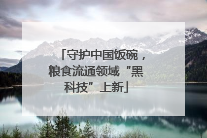 守护中国饭碗，粮食流通领域“黑科技”上新