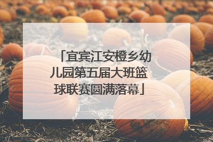 宜宾江安橙乡幼儿园第五届大班篮球联赛圆满落幕