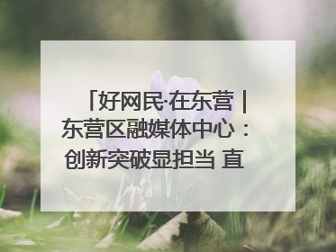 好网民·在东营｜东营区融媒体中心：创新突破显担当 直播赋能谱华章