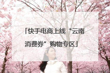 快手电商上线“云南消费券”购物专区