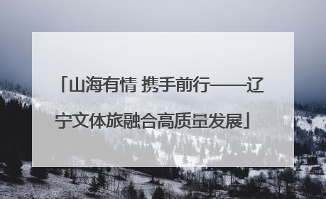山海有情 携手前行——辽宁文体旅融合高质量发展