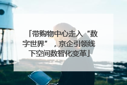 带购物中心走入“数字世界”，京企引领线下空间数智化变革