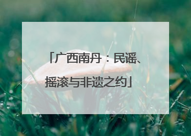广西南丹：民谣、摇滚与非遗之约