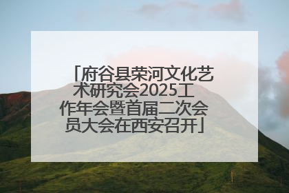 府谷县荣河文化艺术研究会2025工作年会暨首届二次会员大会在西安召开
