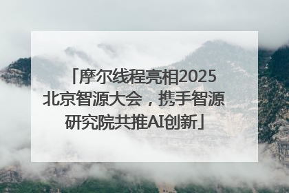 摩尔线程亮相2025北京智源大会，携手智源研究院共推AI创新