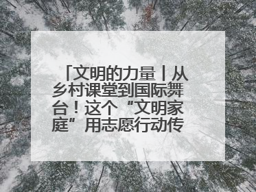 文明的力量丨从乡村课堂到国际舞台！这个“文明家庭”用志愿行动传递爱与文明