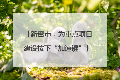 新密市：为重点项目建设按下“加速键”