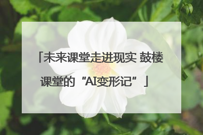 未来课堂走进现实 鼓楼课堂的“AI变形记”
