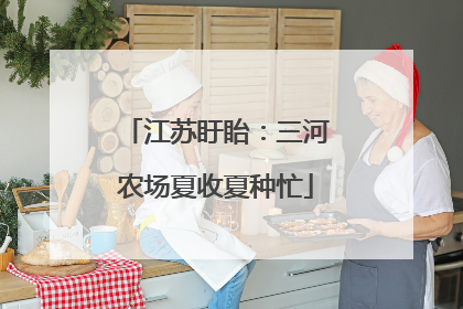 江苏盱眙：三河农场夏收夏种忙