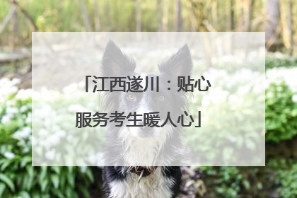 江西遂川：贴心服务考生暖人心