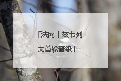 法网丨兹韦列夫首轮晋级