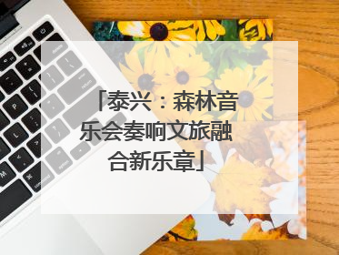 泰兴：森林音乐会奏响文旅融合新乐章