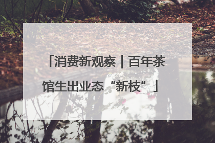 消费新观察｜百年茶馆生出业态“新枝”