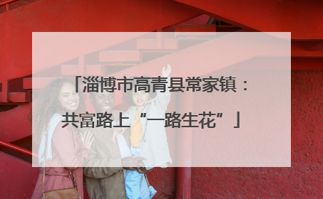 淄博市高青县常家镇：共富路上“一路生花”