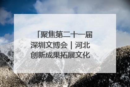 聚焦第二十一届深圳文博会｜河北创新成果拓展文化产业“朋友圈”