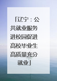 辽宁：公共就业服务进校园促进高校毕业生高质量充分就业