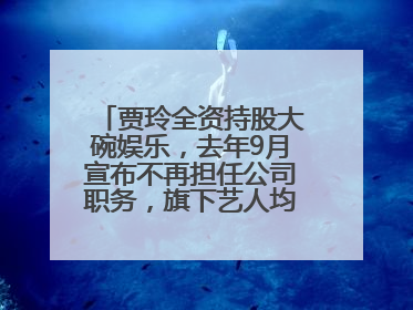 贾玲全资持股大碗娱乐，去年9月宣布不再担任公司职务，旗下艺人均不续约