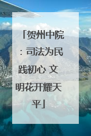 贺州中院：司法为民践初心 文明花开耀天平