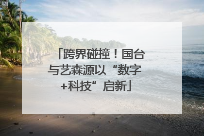 跨界碰撞！国台与艺森源以“数字+科技”启新