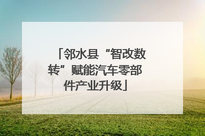 邻水县“智改数转”赋能汽车零部件产业升级