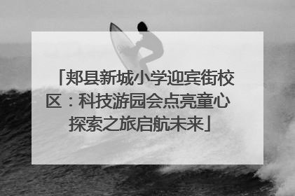 郏县新城小学迎宾街校区：科技游园会点亮童心 探索之旅启航未来