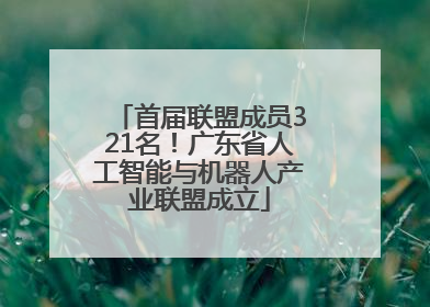 首届联盟成员321名！广东省人工智能与机器人产业联盟成立